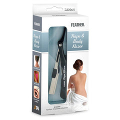 Feather Nape Body Razor Kit packaging shows professional detailing tools for precise trimming