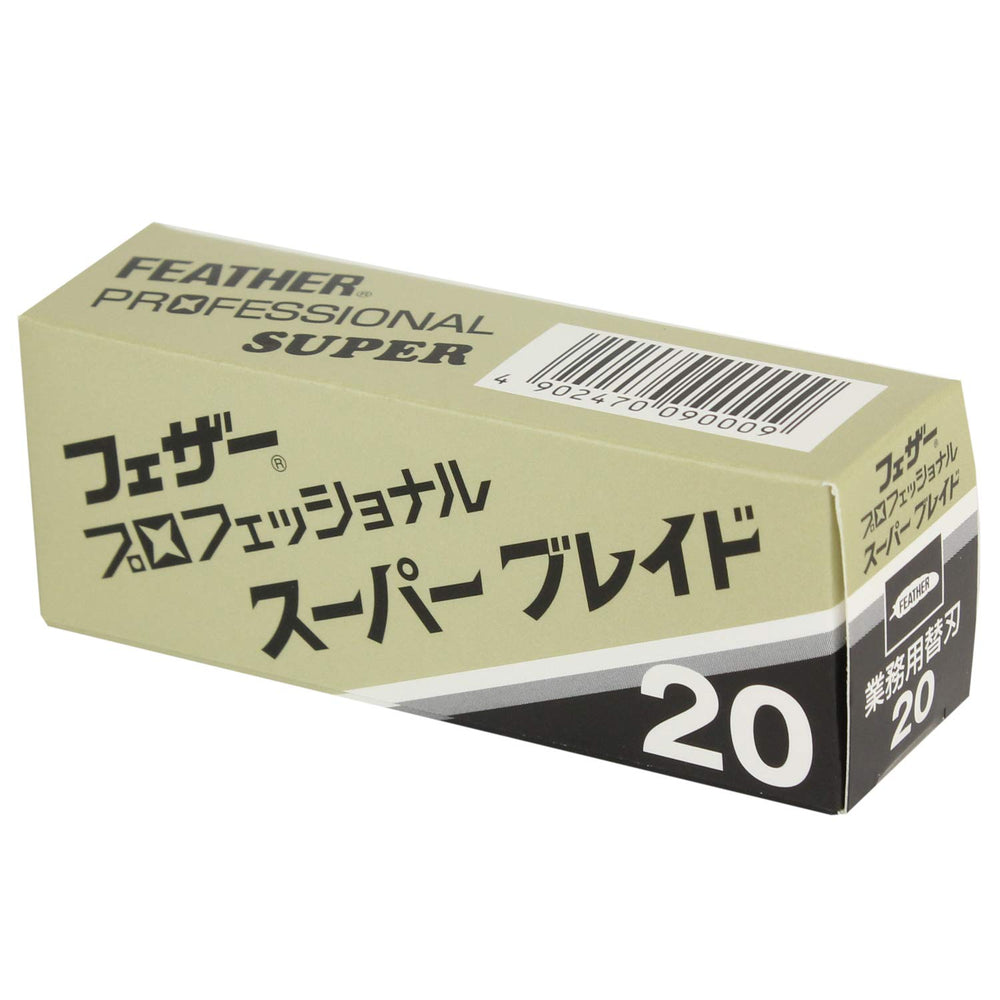 Stainless steel ProSuper blades illustrate precise thickness for close shaves