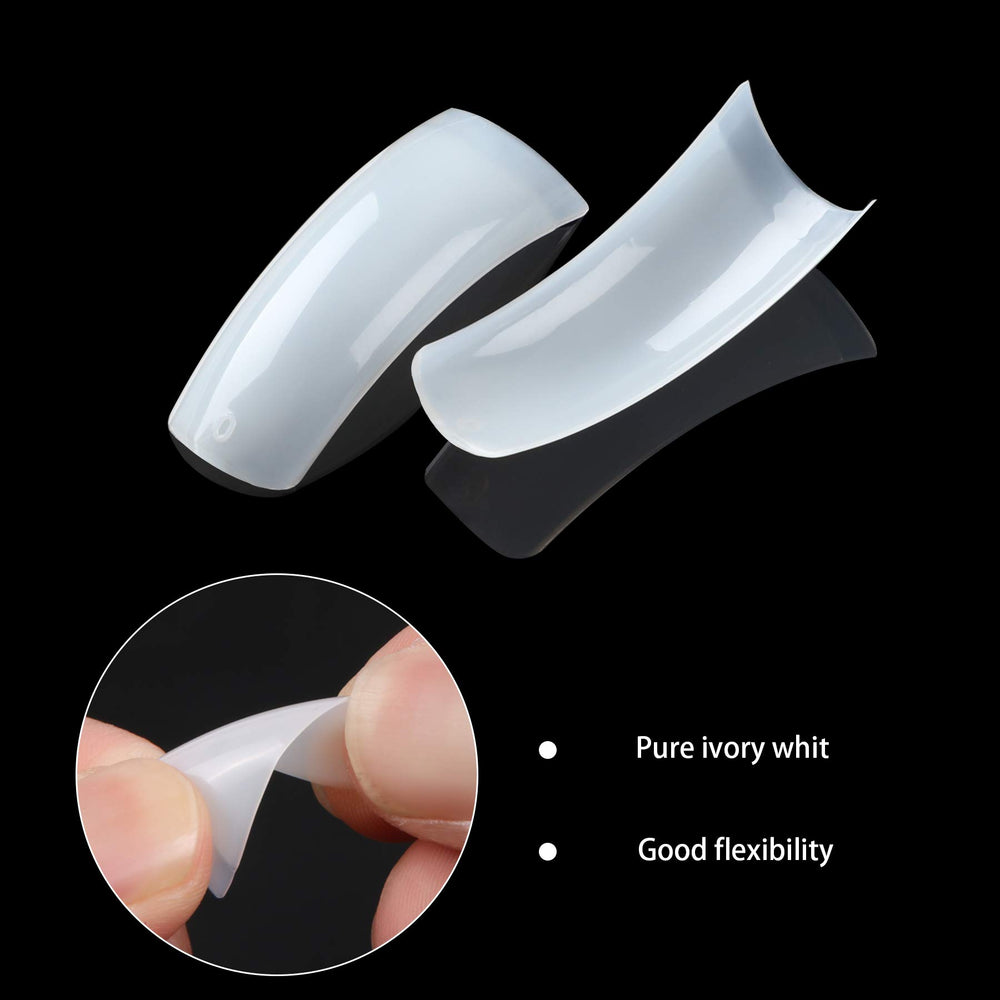 FEBSNOW half-cover tips with moderate length and thickness are easy to trim to any shape.