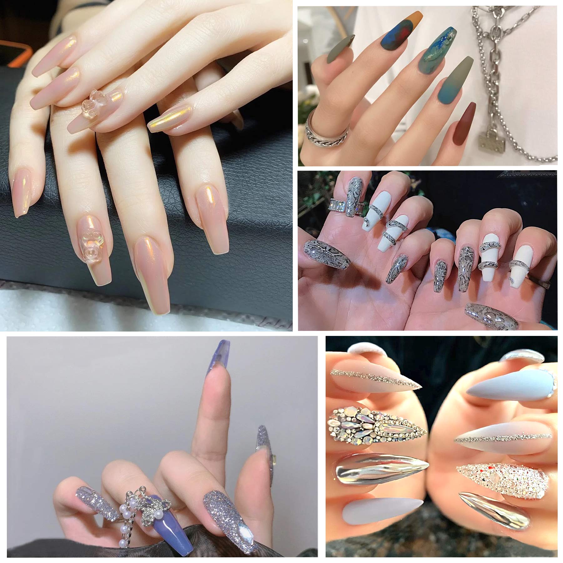 FEBSNOW 1000-piece set supports busy nail artists with fast replacement options.