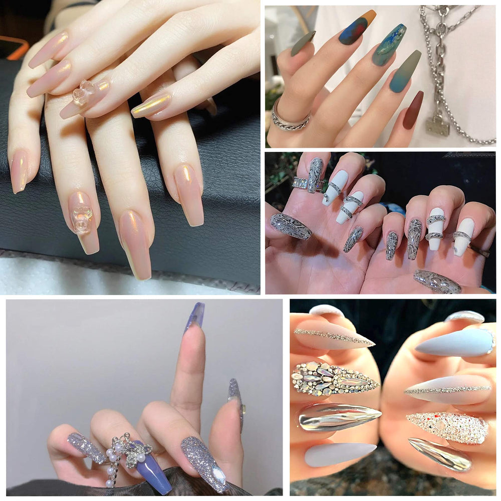FEBSNOW 1000-piece set supports busy nail artists with fast replacement options.