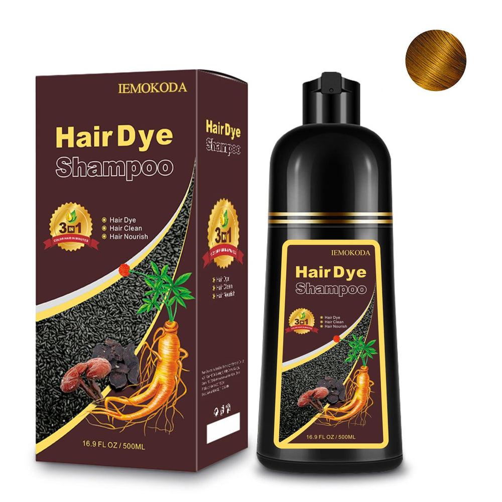 Fedulili 3-in-1 hair dye shampoo bottle for at-home color.