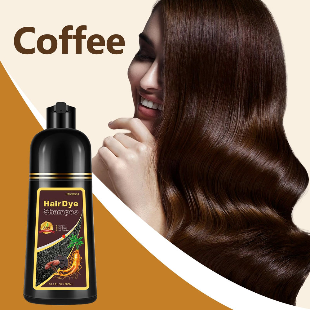 Fedulili hair dye shampoo lather demonstrates at-home color application.