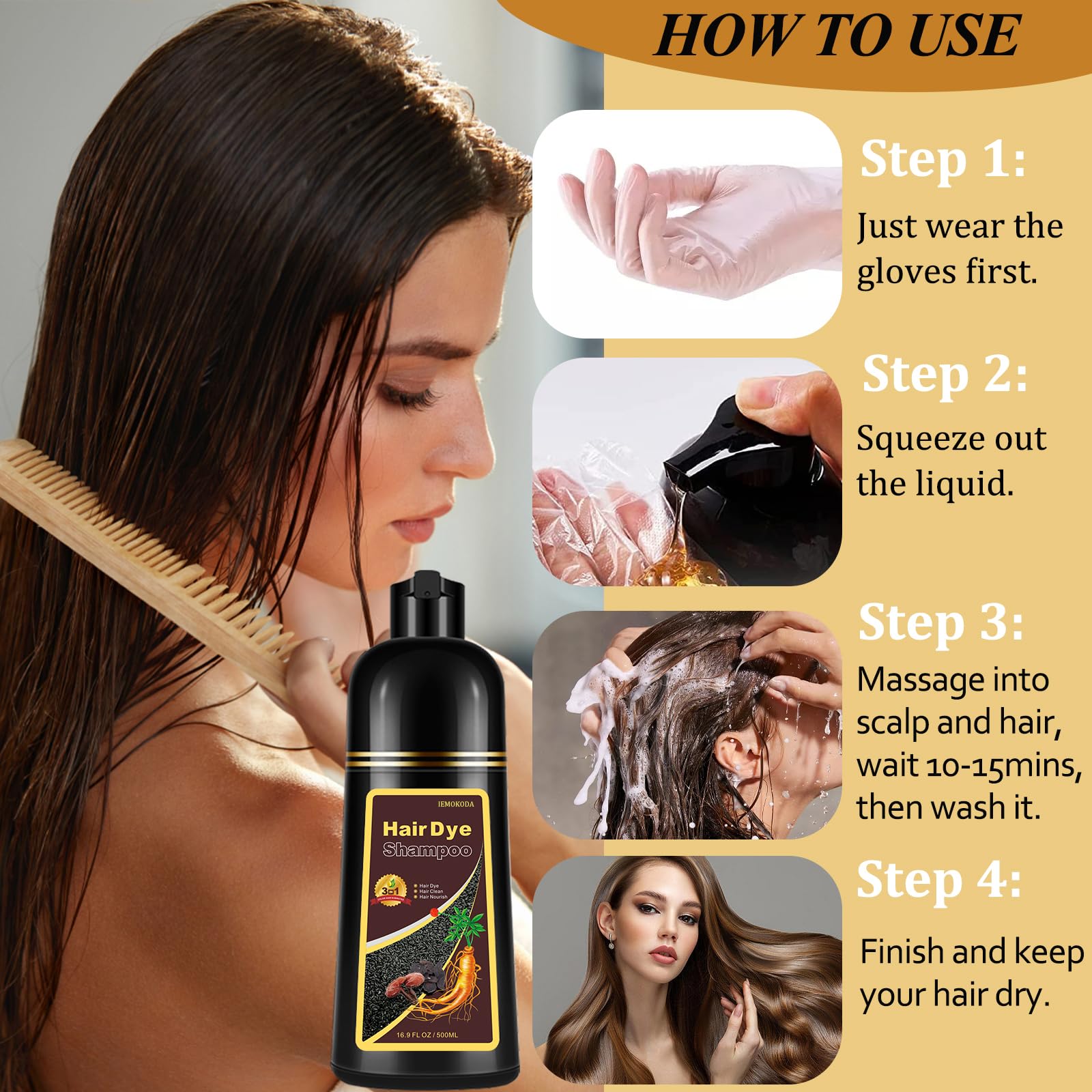 Fedulili plant extracts nourish hair for a smoother, shinier look.