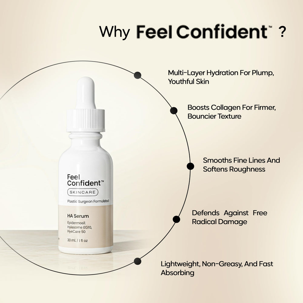 Feel Confident application absorbed quickly, for refreshed and supple skin.