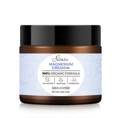 FeeMeFee Magnesium Lotion bottle shown for sleep routine and calm evenings