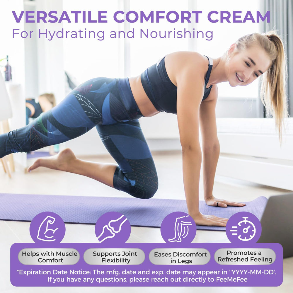 FeeMeFee Magnesium Lotion lavender relaxes the senses before bed
