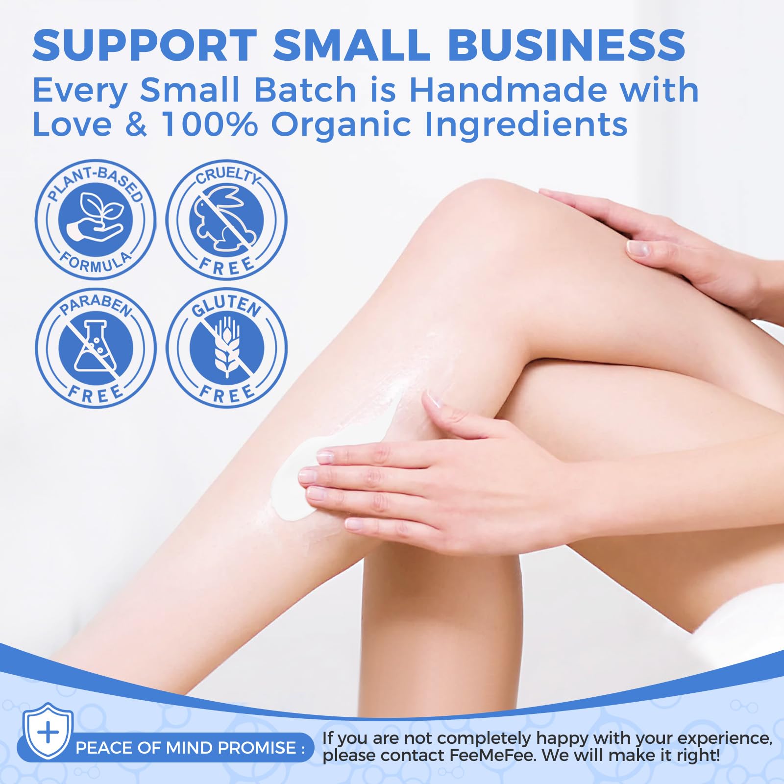 Post-workout use of FeeMeFee magnesium lotion for muscle comfort