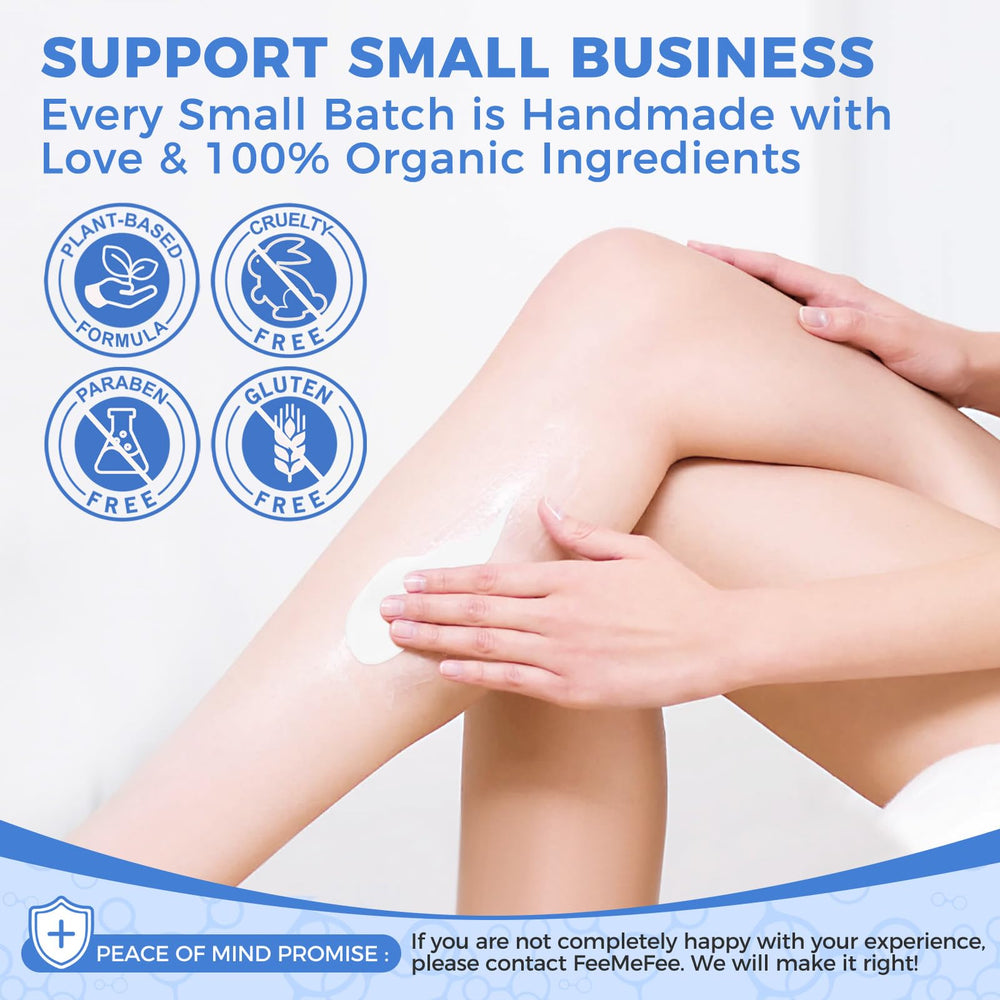 Post-workout use of FeeMeFee magnesium lotion for muscle comfort