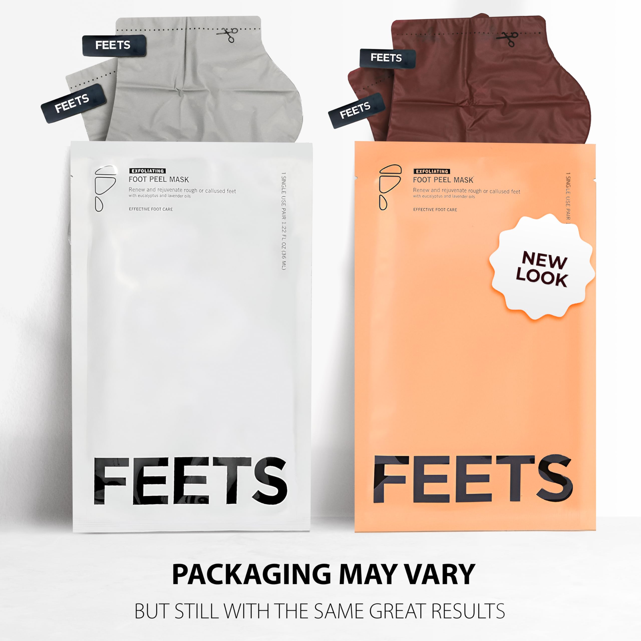 FEETS after-peel soft feet close-up shows renewed skin feel.