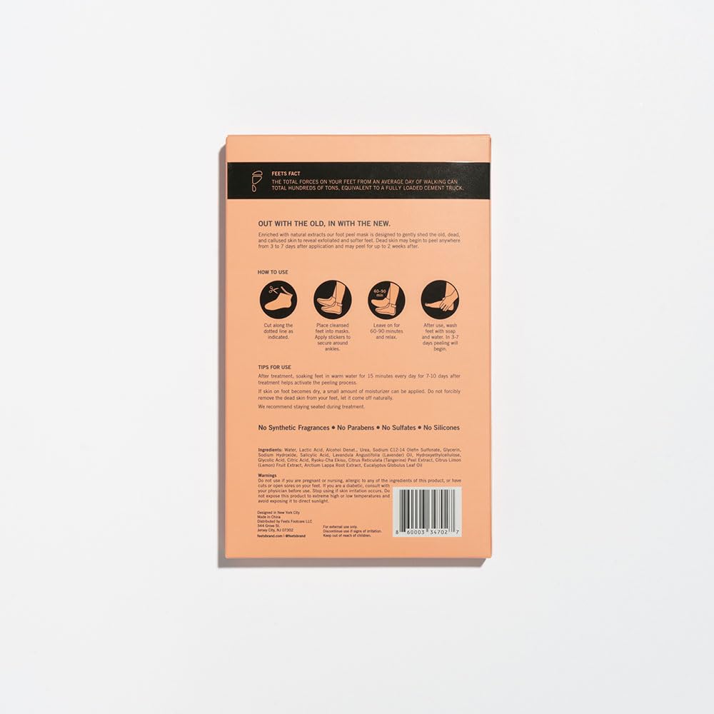 FEETS packaging display highlights the two-pack value and benefits.