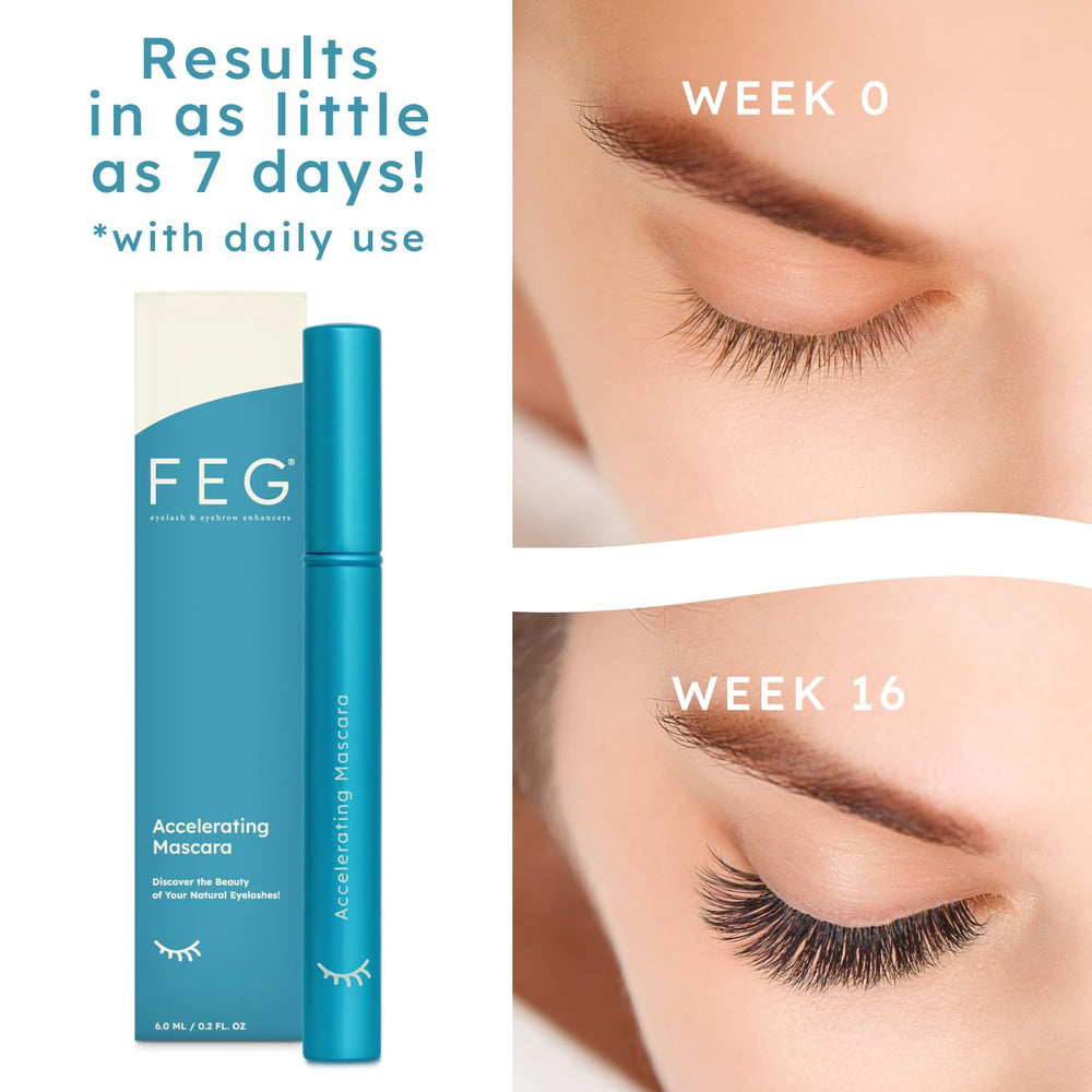 FEG Accelerating Mascara adds volume without clumps.