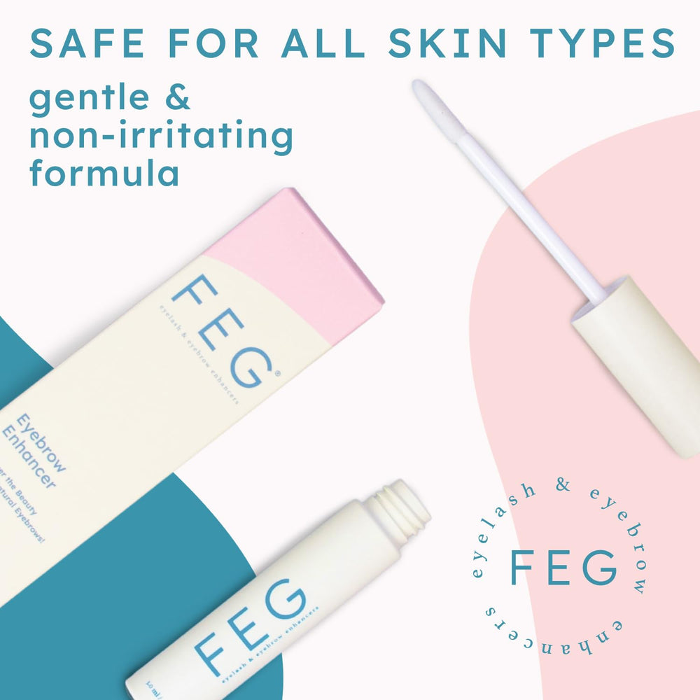 FEG 3ml tube front view for travel-friendly brow regimen