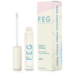 FEG Eyebrow Enhancer Serum bottle with precise applicator for daily brow care