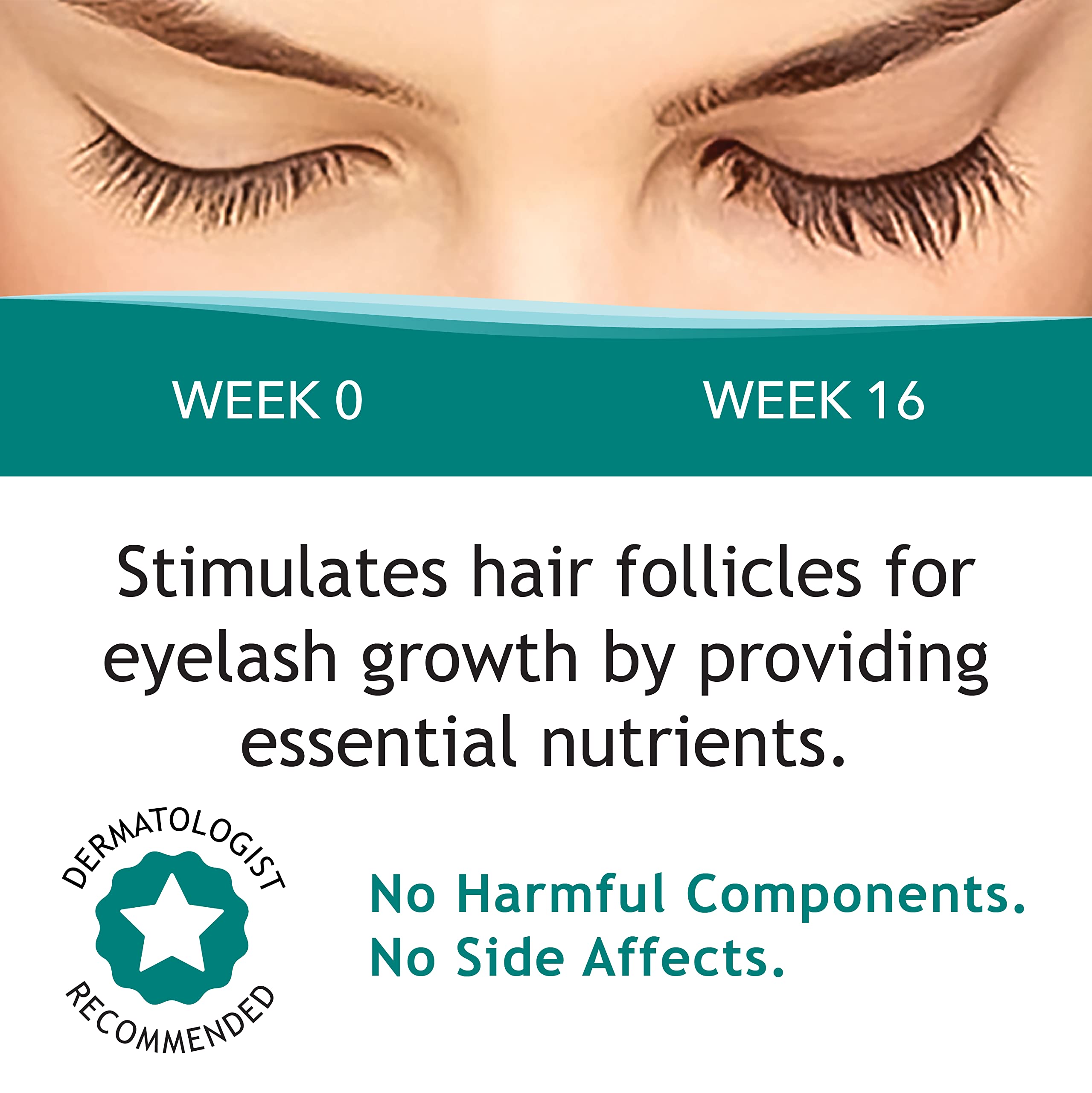 FEG Max Eyelash Serum gel texture close-up indicating lash conditioning.