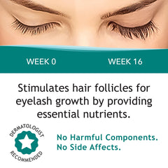 FEG Max Eyelash Serum gel texture close-up indicating lash conditioning.