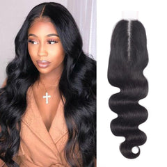 FEHOKA 2x6 closure with HD transparent lace for seamless scalp blend.