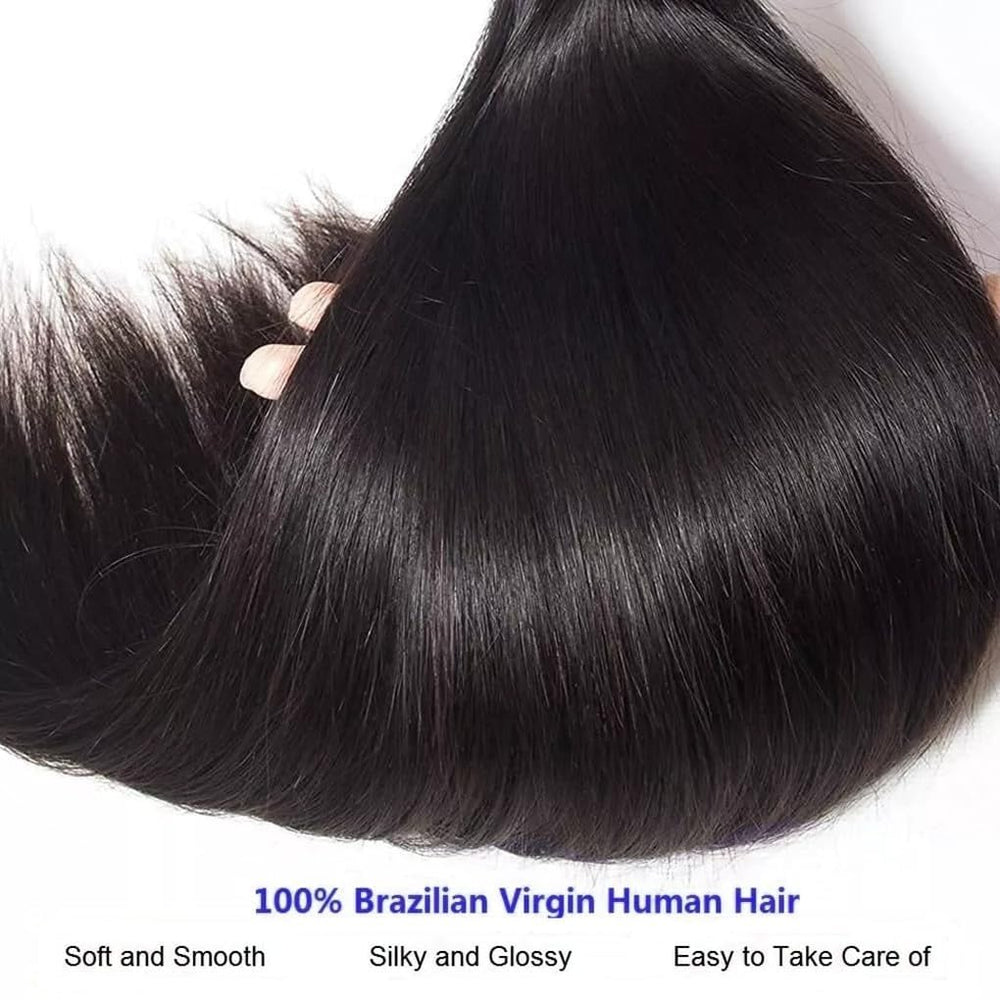 Feibin natural black color 1B hair—color-ready and easy to customize.