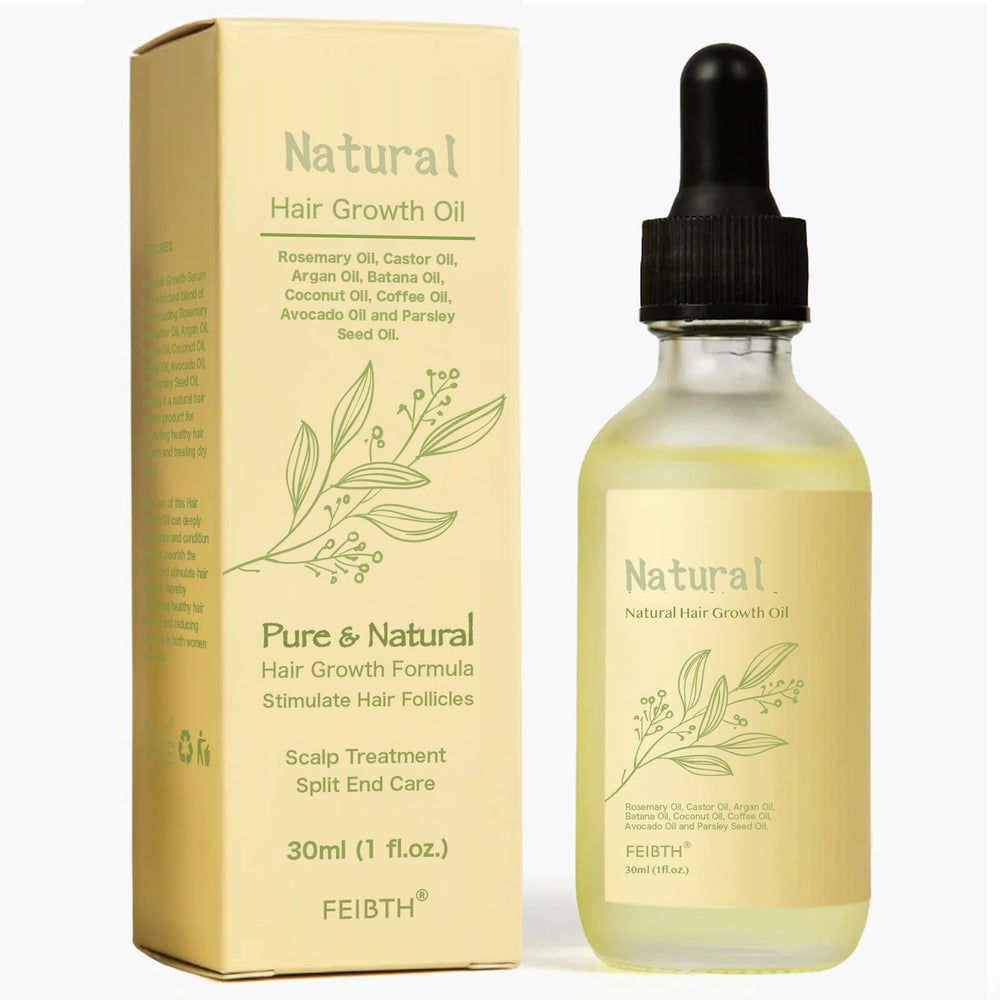 FEIBTH Natural Hair Growth Oil bottle for daily nourishing care.