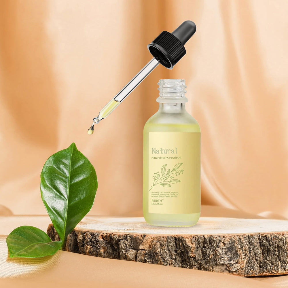 FEIBTH Scalp and hair coating during use shows even coverage.