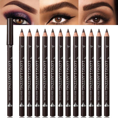 FeiCuiYun 12pcs eyebrow pencils set for natural daily brow definition.