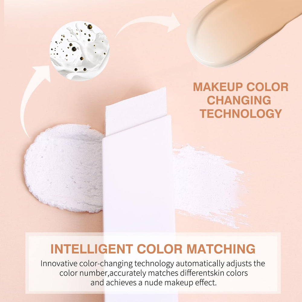 FeiCuiYun color-changing cream adapts shade for a seamless skin match