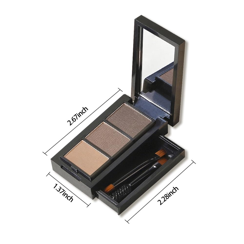 Waterproof matte finish helps brows stay put in any weather