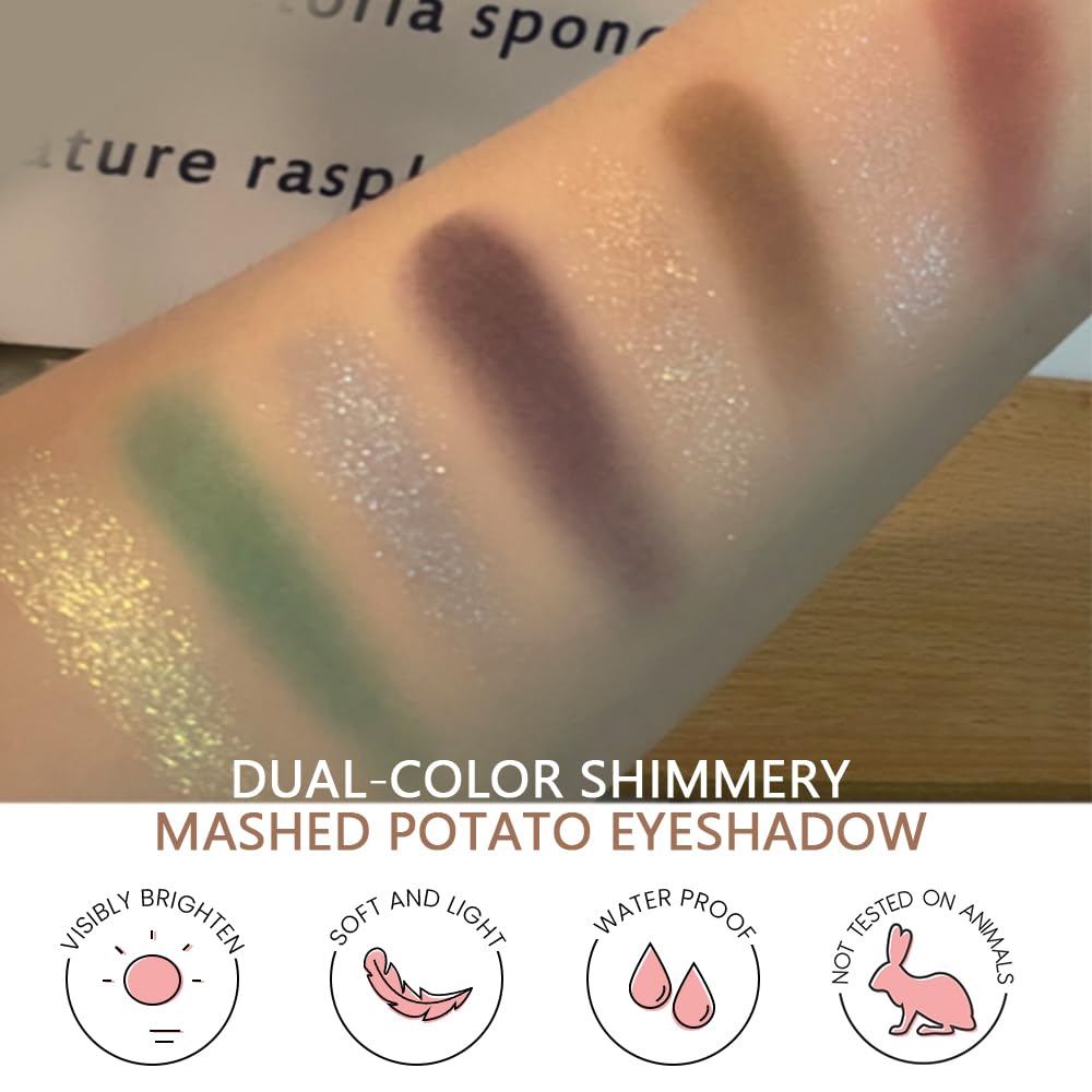 FeiCuiYun creamy powder texture enables smooth blending and easy shade layering.