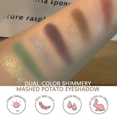 FeiCuiYun creamy powder texture enables smooth blending and easy shade layering.