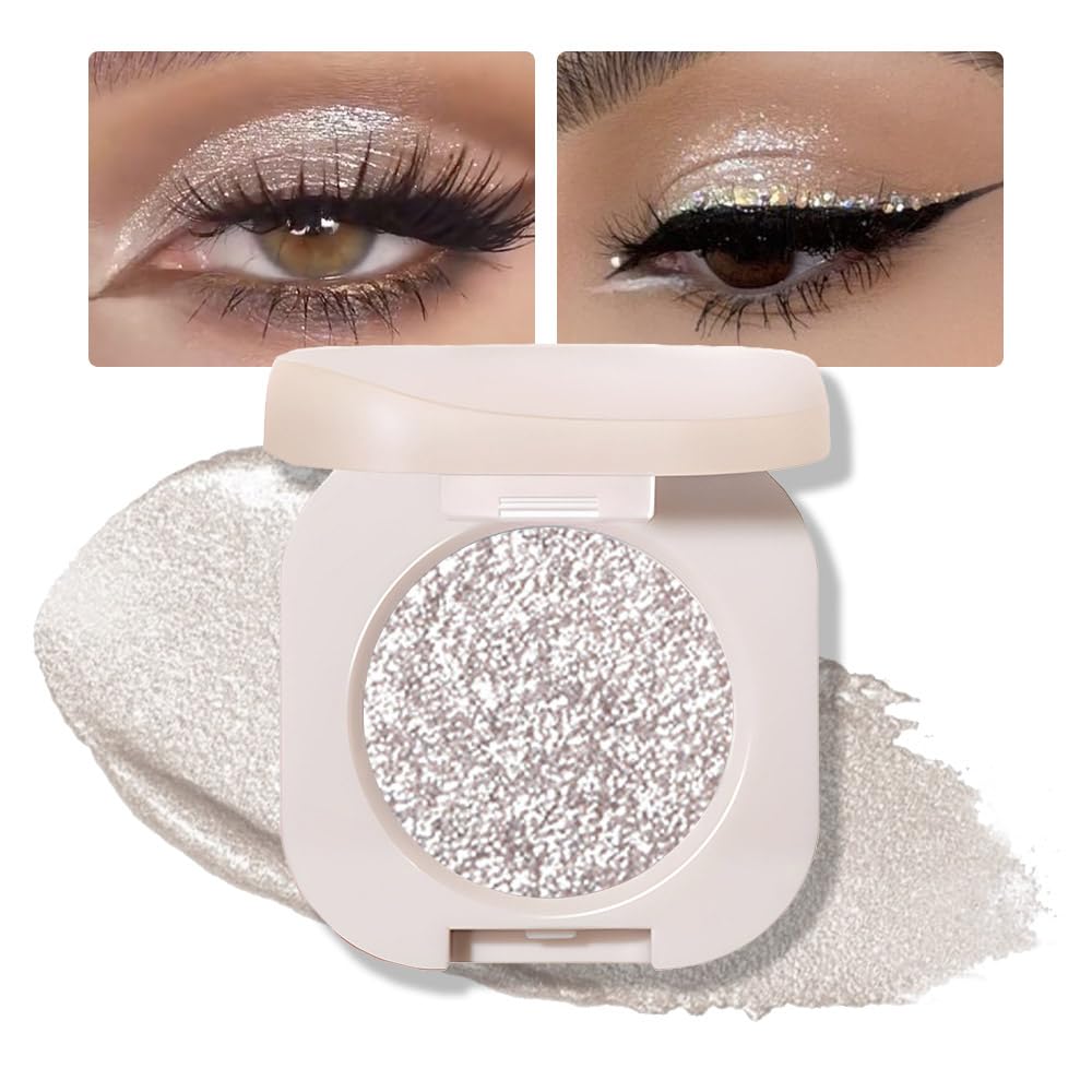 FeiCuiYun glitter eyeshadow palette front view highlighting versatile color options for day to night looks