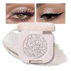 FeiCuiYun glitter eyeshadow palette front view highlighting versatile color options for day to night looks