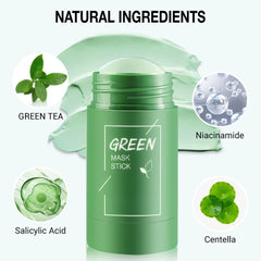 FeiCuiYun Green Tea Clay Mask Stick mud protection cover keeps mask clean