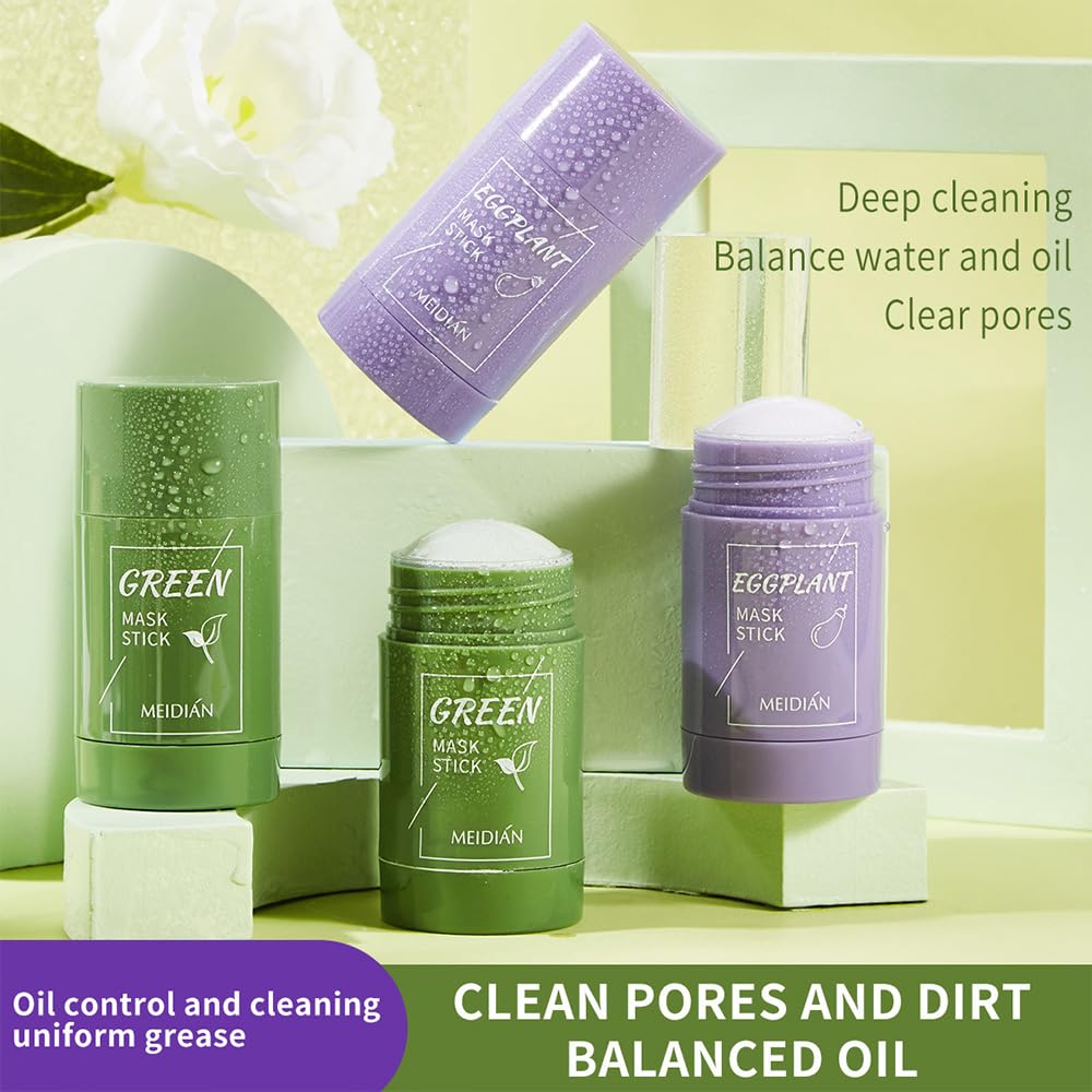 FeiCuiYun Green Tea Clay Mask Stick travel size for on-the-go skincare