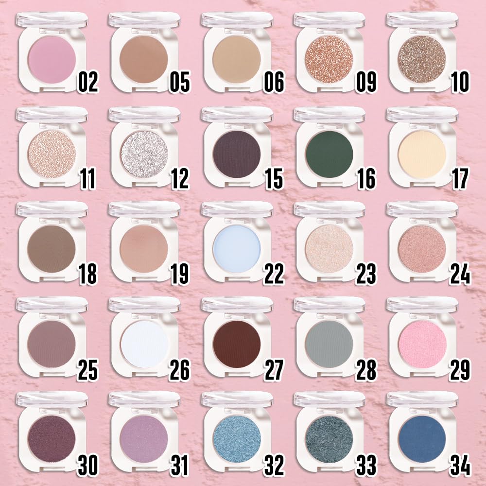 FeiCuiYun palette shows matte and shimmer finishes for dimension