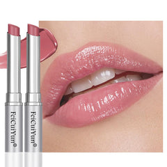 FeiCuiYun pink honey lip balm cap showcases portable hydration with a hint of color.