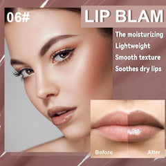 FeiCuiYun lip glow swatch for on-the-go hydration and sheer color.