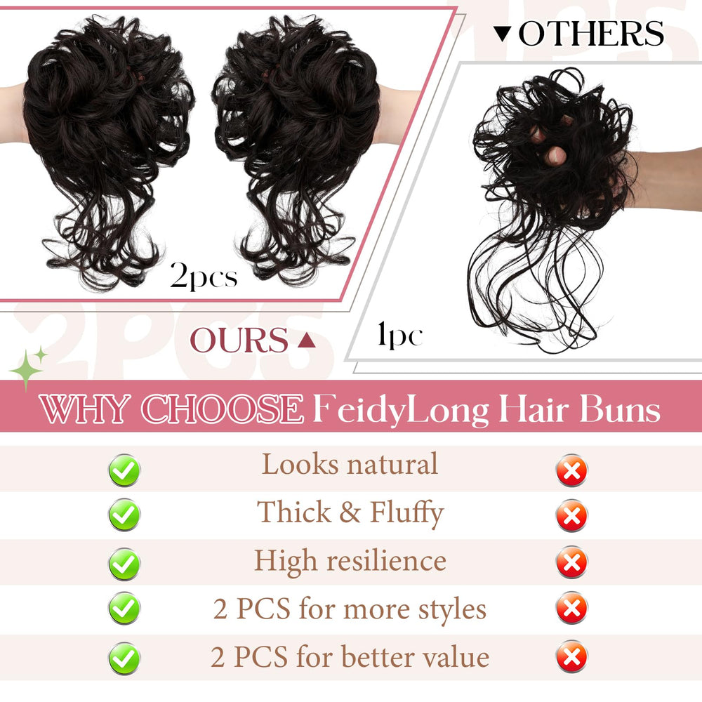 FeidyLong ponytail extensions enable quick, invisible upgrades.