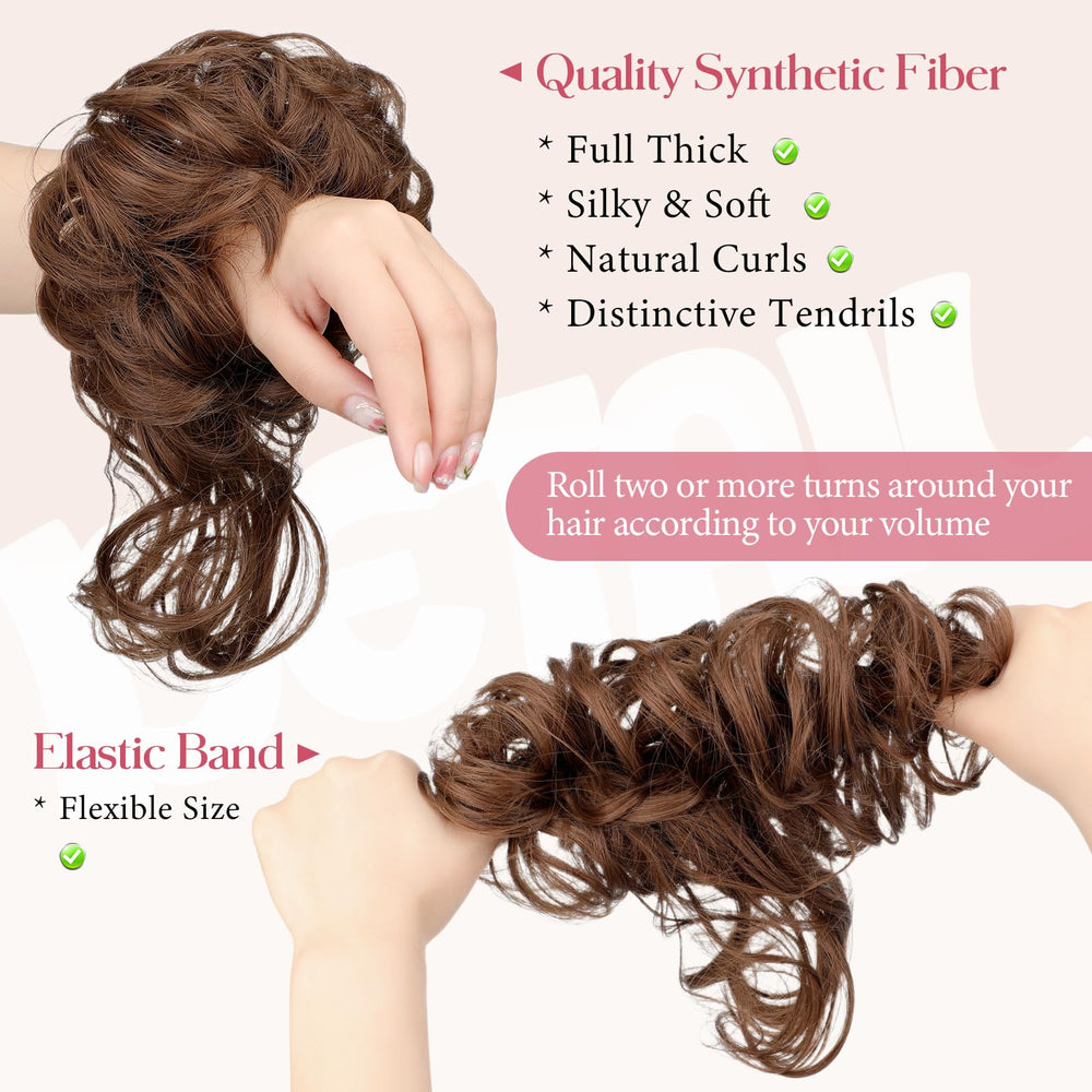 FeidyLong tendrils swirled around the bun adding subtle movement and refined charm