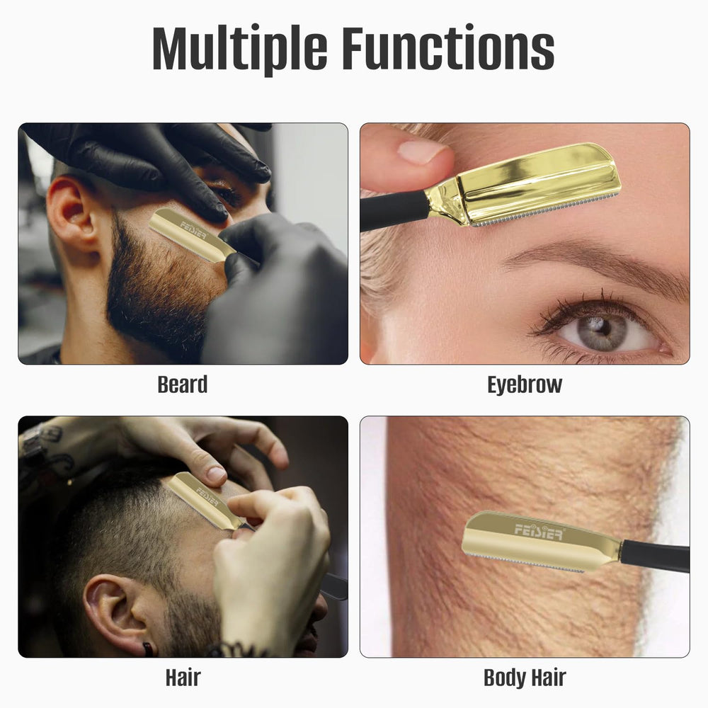 FEISIER blade pack includes 10 blades for extended grooming sessions.