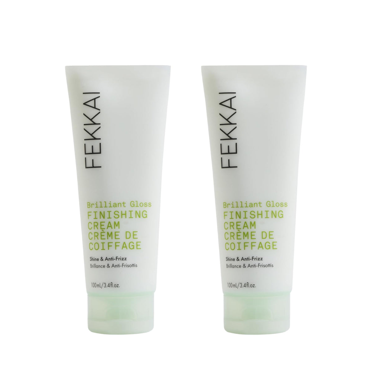 Fekkai Brilliant Gloss Multi-Tasker bottle with sulfate-free formula for smooth, shiny hair.