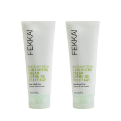 Fekkai Brilliant Gloss Multi-Tasker bottle with sulfate-free formula for smooth, shiny hair.