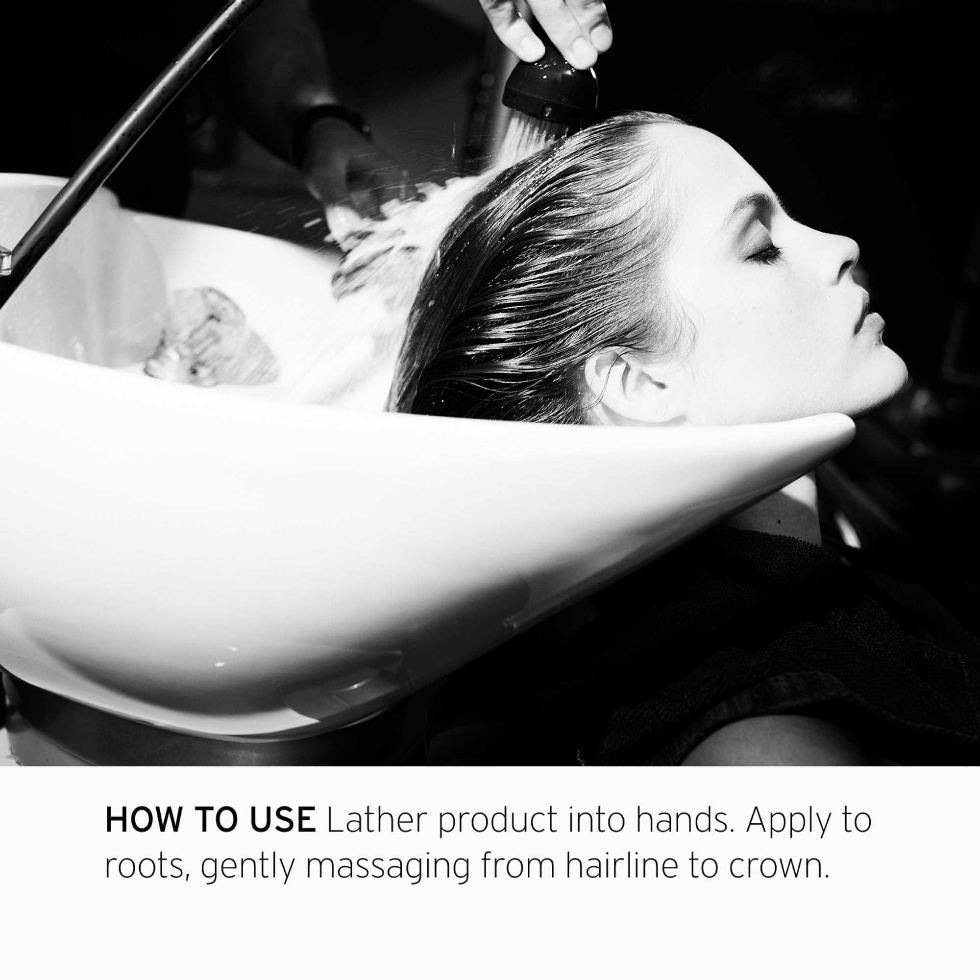 Fekkai Brilliant Gloss Multi-Tasker hair after use with enhanced shine.