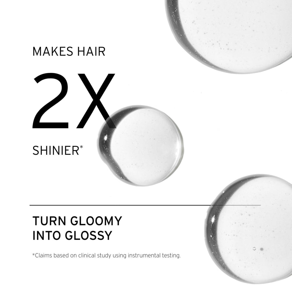 Fekkai Brilliant Gloss serum dispensed for precise, even coating.