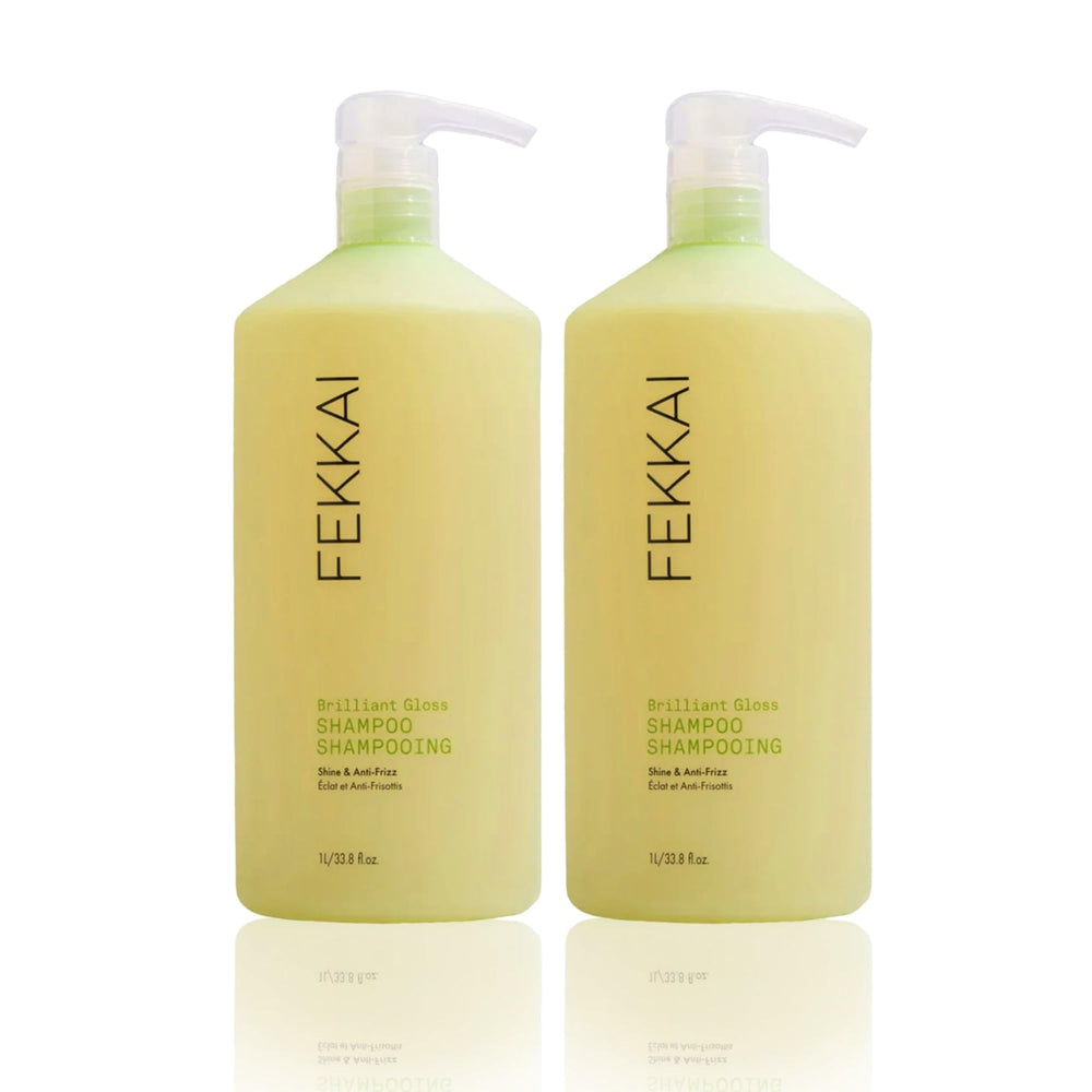 Fekkai Brilliant Gloss Shampoo bottle with sleek packaging for daily shine.