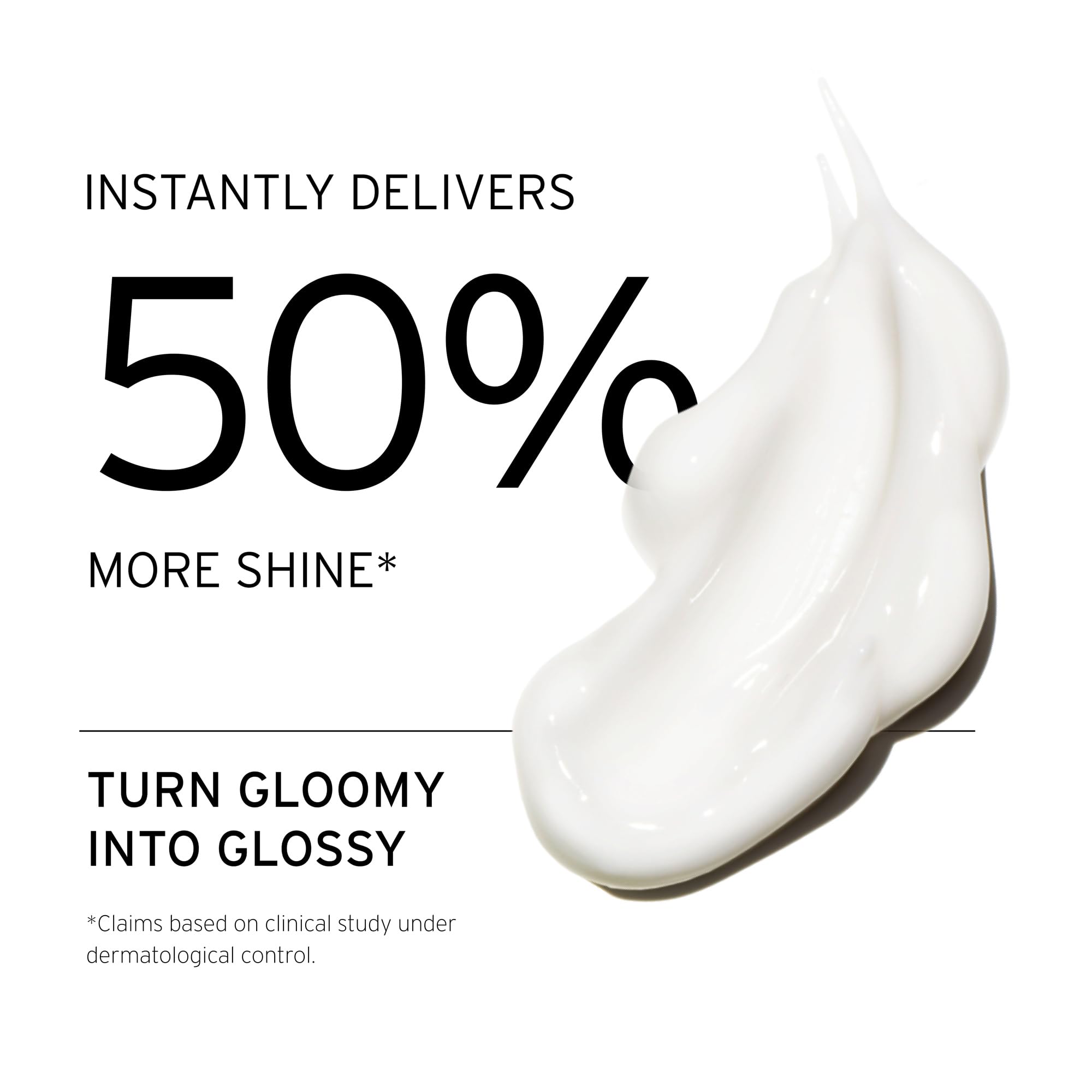 Fekkai Brilliant Glossing cream texture close-up highlights its smooth, lightweight formula.