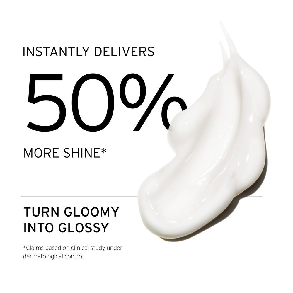 Fekkai Brilliant Glossing cream texture close-up highlights its smooth, lightweight formula.
