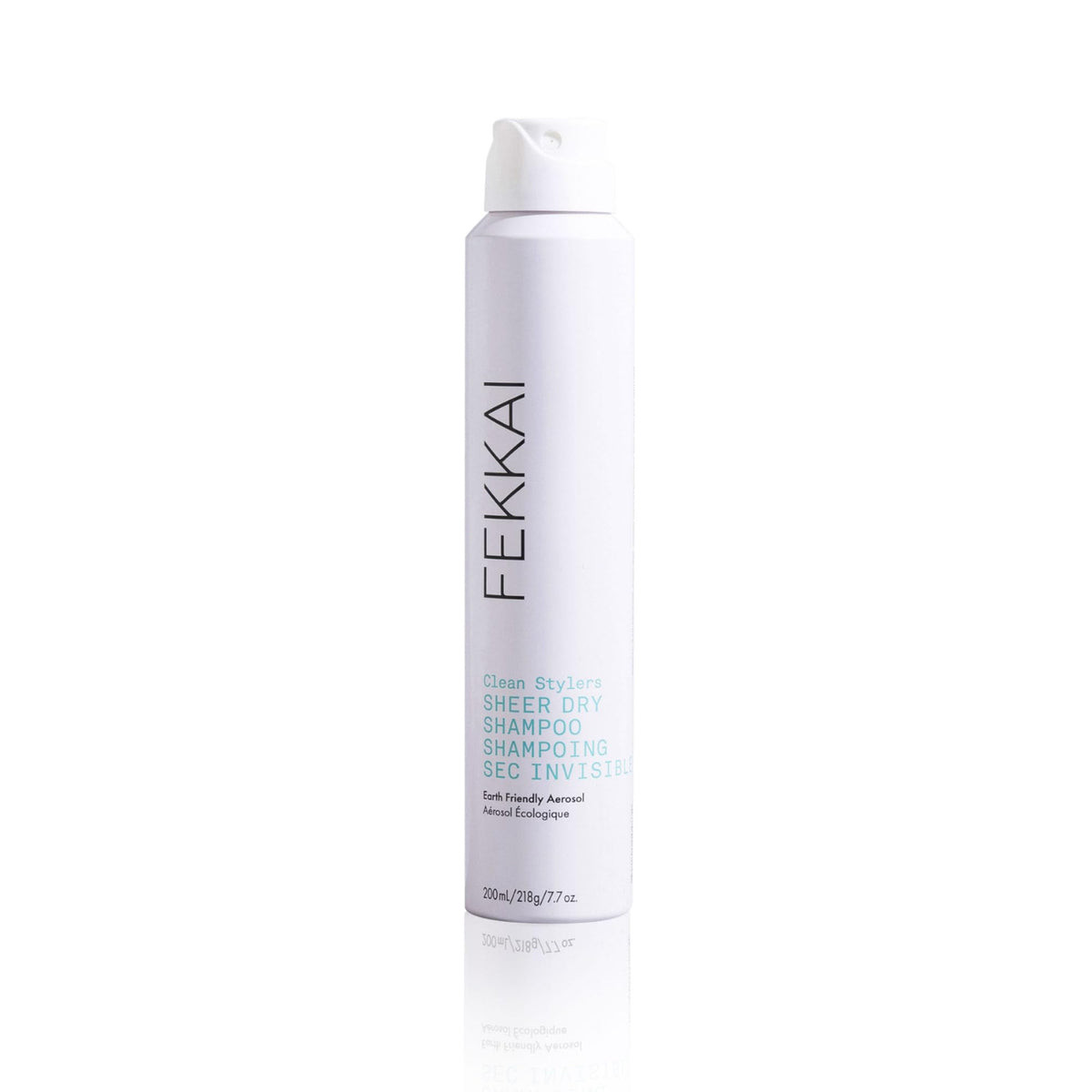 Fekkai Clean Stylers Sheer Dry Shampoo packaging highlights a sulfate-free formula for brunette hair