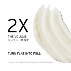 FEKKAI Full Blown Volume Conditioner being applied to damp hair for detangling and lift