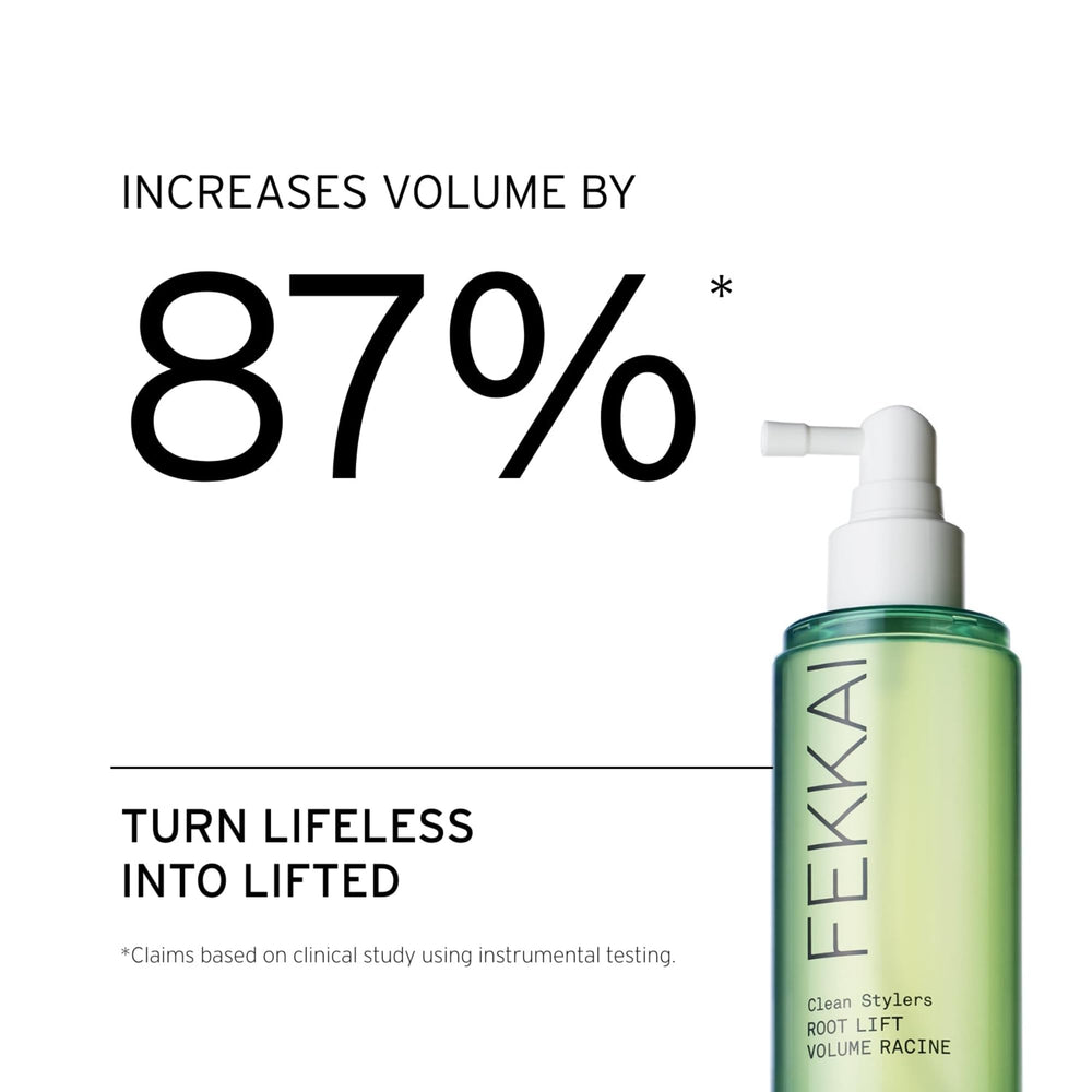 Fekkai Full Blown Volume Shampoo lather demonstrates added volume and shine.