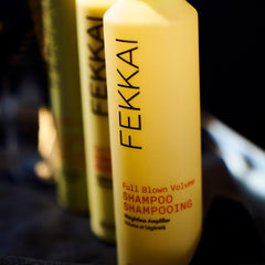 Fekkai Full Blown Volume Shampoo lather close-up highlighting rich foam and hydration